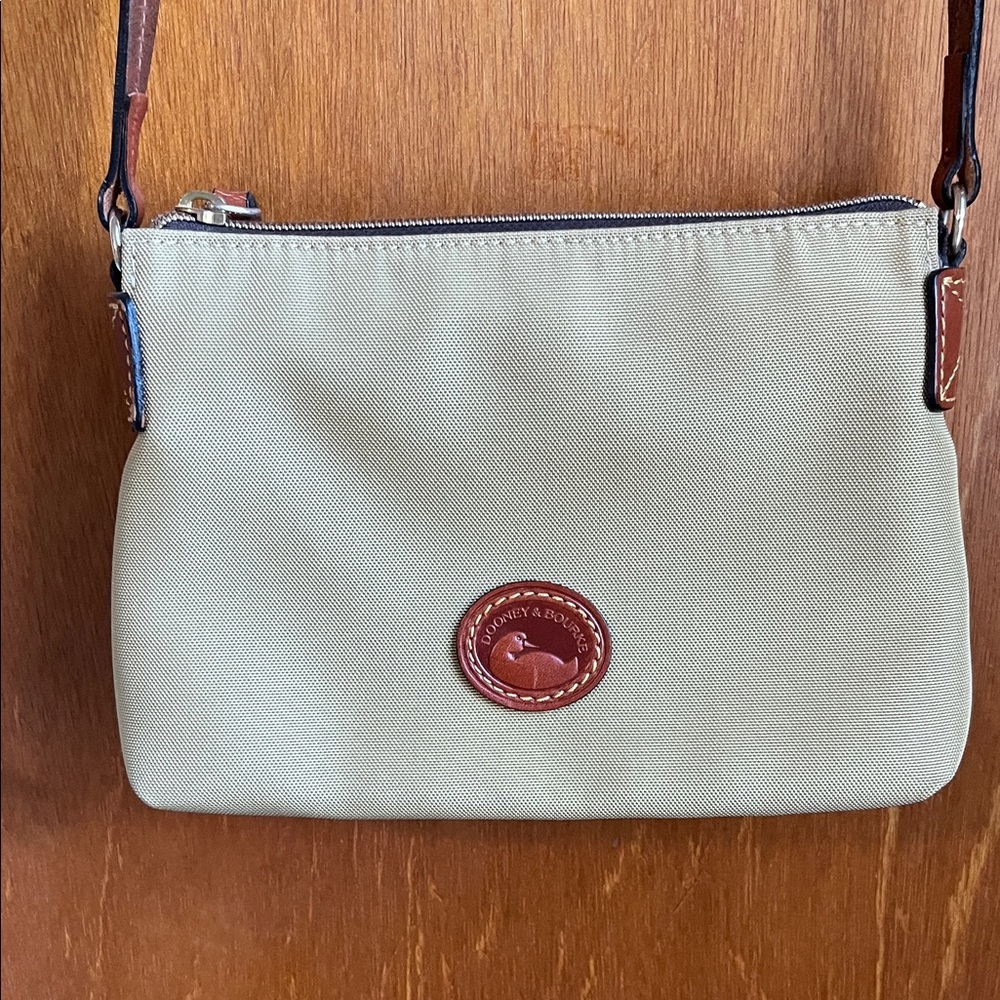 Dooney & Bourke Green and Brown Crossbody Bag